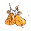 Грушевый сад: латунь, янтарь – элегантность и природа в одном аксессуаре
