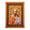 Икона "Николай Чудотворец" (с янтарной крошкой) дер.краш.рамка 21х30 A2181634 Икона "Николай Чудотворец" (с янтарной крошкой) дер.краш.рамка 21х30 A2181634