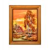 Картина "Домик у реки" (с янтарной крошкой) дер.краш.рамка 12х15 A2181865 Картина "Домик у реки" (с янтарной крошкой) дер.краш.рамка 12х15 A2181865