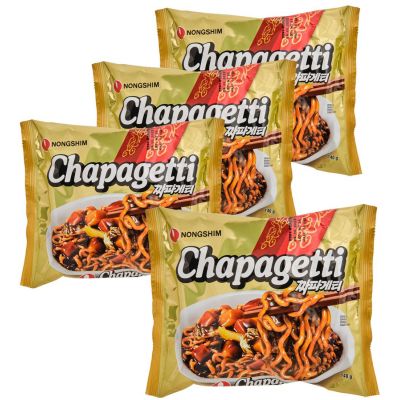 Лапша "Нонгшим" сушеная Chapaghetti -мясной соус, 4шт х 140г, Корея A2173411