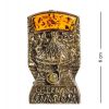 Изысканный магнит "С легким паром" из латуни и янтаря Изысканный магнит "С легким паром" из латуни и янтаря