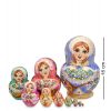 Матрешка 10м "Василина" - Ручная роспись, коллекционная