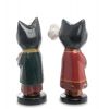 Статуэтка mini КОТ и КОШКА с цветком, набор 2 шт A831281