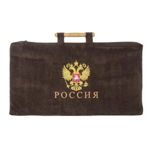 Чехол замшевый "Россия" для больших нард, Haleyan 62889