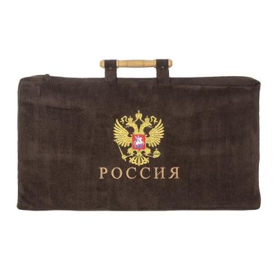 Чехол замшевый "Россия" для больших нард, Haleyan