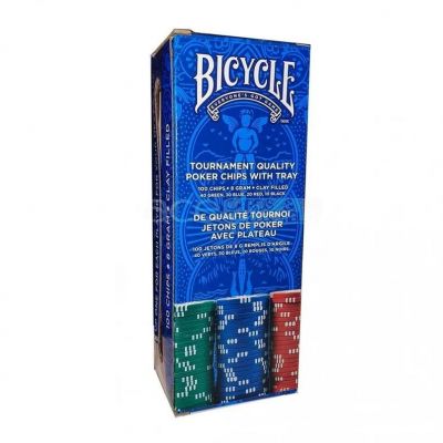 Фишки для покера "Bicycle 8G Clay Chips" 64396