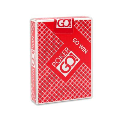 Игральные карты "PokerGo" red (poker size, jumbo index) 44865