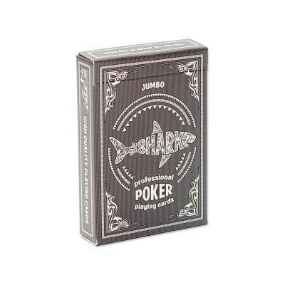 Игральные карты "Shark" black (poker size, jumbo index) 44858