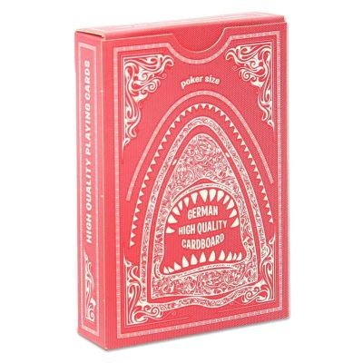 Игральные карты "Shark" red (poker size, jumbo index) 44859