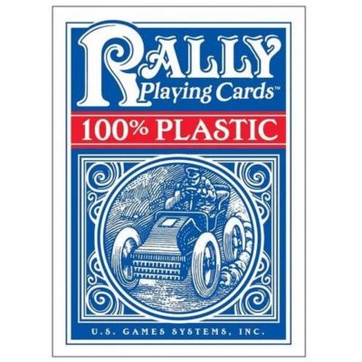 Карты 100% Plastic Rally Playing Cards blue 62249 - Дизайн, Коллекция, Игра