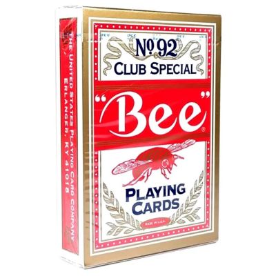 Карты "Bee Gold Gravity Standard Index Red" 65422