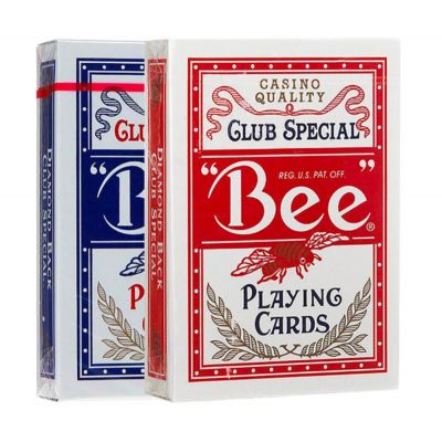 Карты "Bee Standard Index Red  Blue" 33586