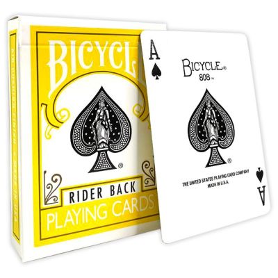 Карты "Bicycle rider back standard poker plaing cards Yellow back" 47025