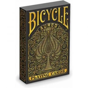 Карты "Bicycle Standard Index Aureo Black" 61997
