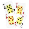 Texas Holdem Карты для Покера – Синяя Рубашка 100% Пластик (62136)