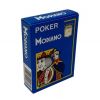 Карты Modiano Poker - 100% пластик, 4 jumbo index, синие (62232)