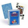 Карты Texas Hold'em Modiano 100% пластик, 2 jumbo index, синие (62230)