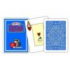 Карты Texas Hold'em Modiano 100% пластик, 2 jumbo index, синие (62230)