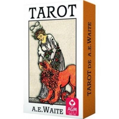 Карты Таро "A.E.Waite Tarot Premium Edition - Pocket - Spanish" AGM Urania / Таро А.Э. Уэйта, испанс 63348
