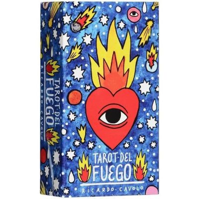 Карты Таро "Fournier Ricardo Cavolo Tarot Del Fuego" Reprint / Колода Пламени TAROMANIA 65388