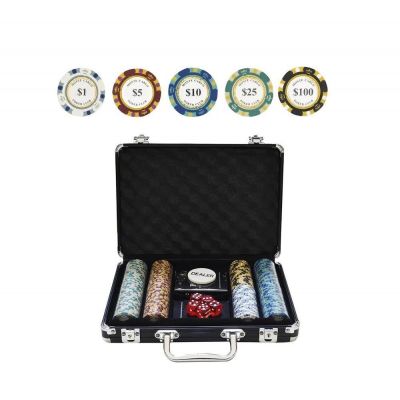 Набор для покера Monte Carlo на 200 фишек 46261