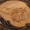 Нарды резные Скорпион 63 х 66 см бук Армения