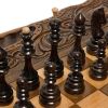 Шахматы и нарды резные Антемион 61 х 62 см бук Армения