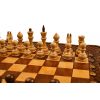 Шахматы и нарды резные УланБатор 46 х 40 см бук Армения