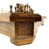 Шахматы резные восьмиугольные в ларце 50, Haleyan