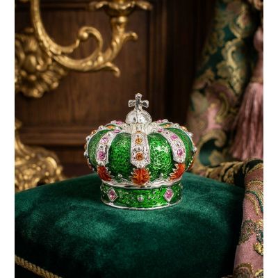 Королевская шкатулка "Корона": Изысканность и Роскошь из Металла