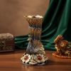 Роскошный подсвечник Павлин: Латунь, Янтарь – Изысканный Декор для Вашего Дома Роскошный подсвечник Павлин: Латунь, Янтарь – Изысканный Декор для Вашего Дома