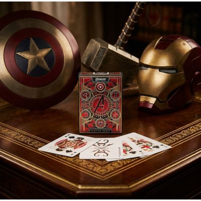 Avengers Red Edition: Карты Theory11 - Полный набор для коллекционеров