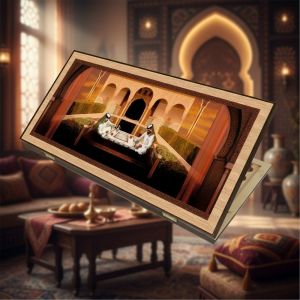 Нарды + Шашки Сирия Шейхи средние (Россия, дерево, 50 см), Partida 62376
