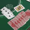 Карты "Bullets" 100% пластик, красная рубашка 44847