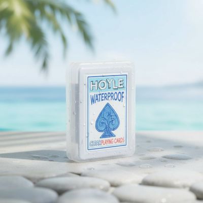 Карты "Hoyle Waterroof Plastic With Blue Spade Deck Standard Index" 46075