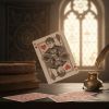 Карты Theory11 Harry Potter Deck - Red (Gryffindor) 62013: Полный комплект для фанатов Гарри Поттера