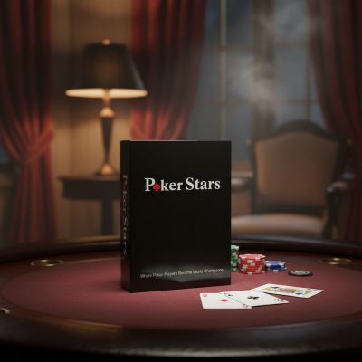 Карты для покера Poker Stars: Красные, 100% пластик (62134)