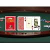 Modiano Texas Poker: 100% Пластиковые Карты Jumbo Index Red (62231)