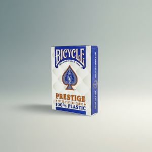 Карты "Bicycle Prestige Rider 100% Plastic Jumbo blue" 62251