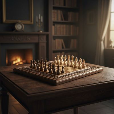 Шахматы и нарды резные Армянский Орнамент 50 х 25 см бук Армения