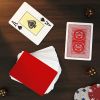Poker Night Pro: Красные Карты для Покера из 100% Пластика (63337)