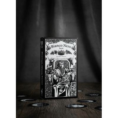 Карты Таро "Bianco Nero Tarot" US Games / Чёрно-Белое Таро 65545